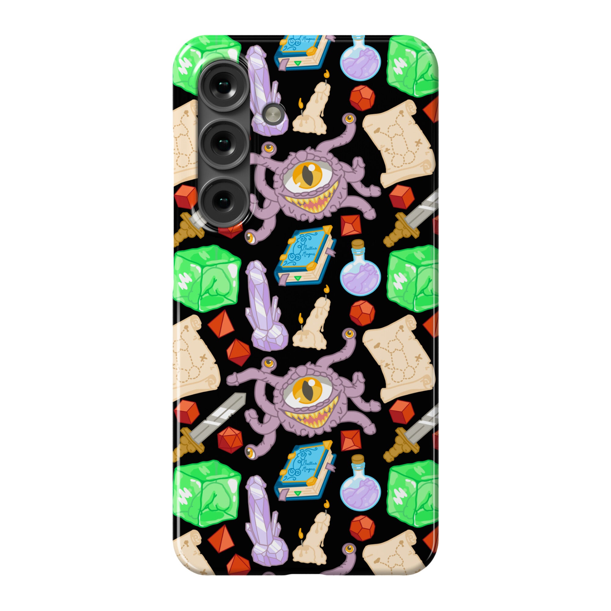 Dungeons and Dragons Hidden Peen Pattern Phone Case