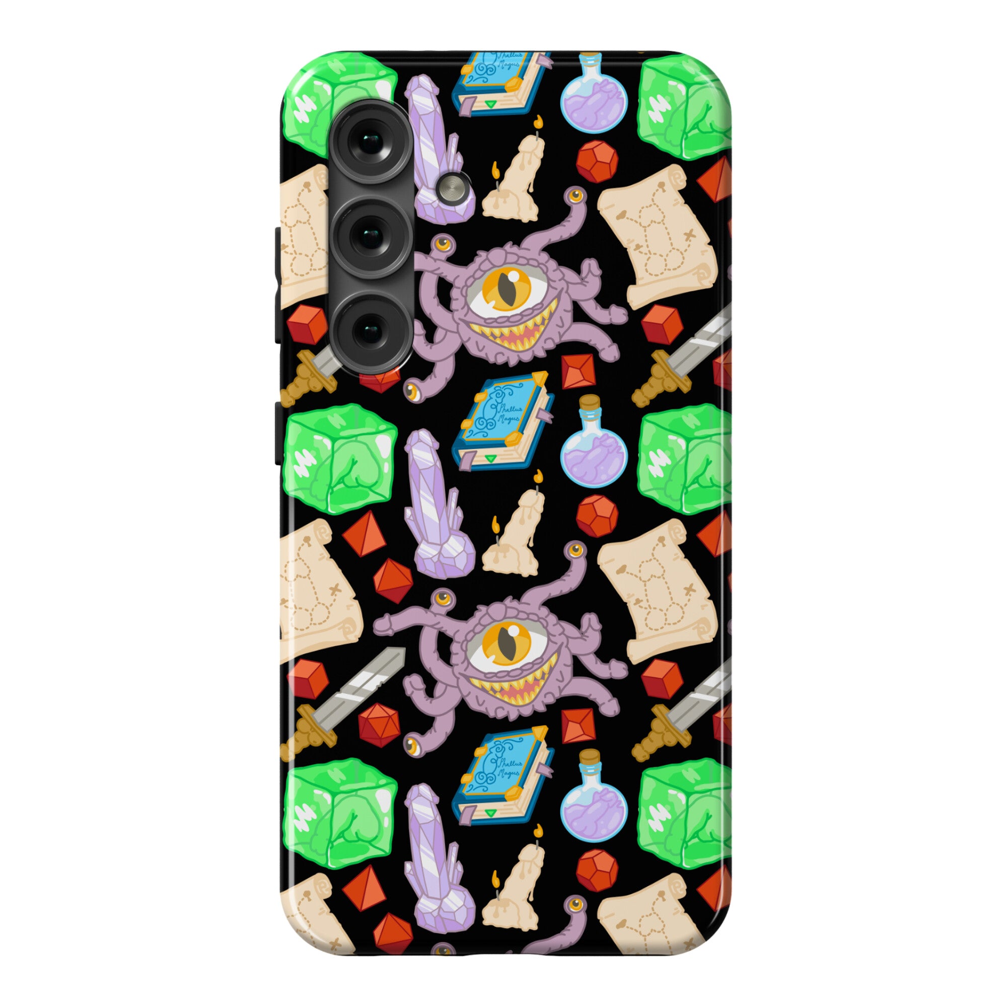 Dungeons and Dragons Hidden Peen Pattern Phone Case