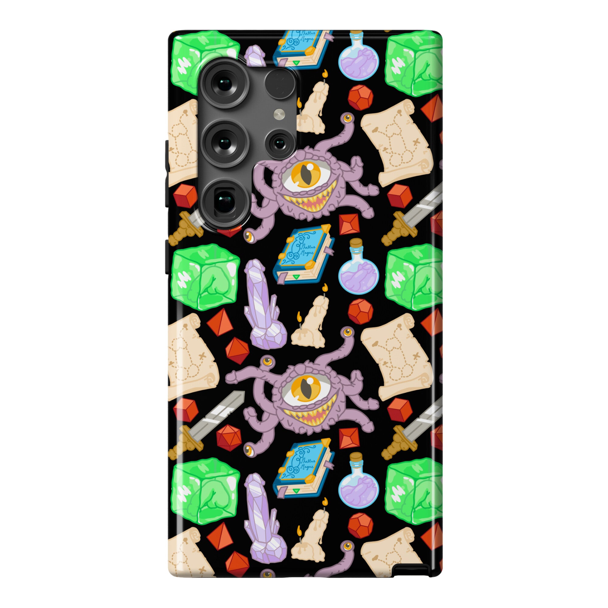 Dungeons and Dragons Hidden Peen Pattern Phone Case