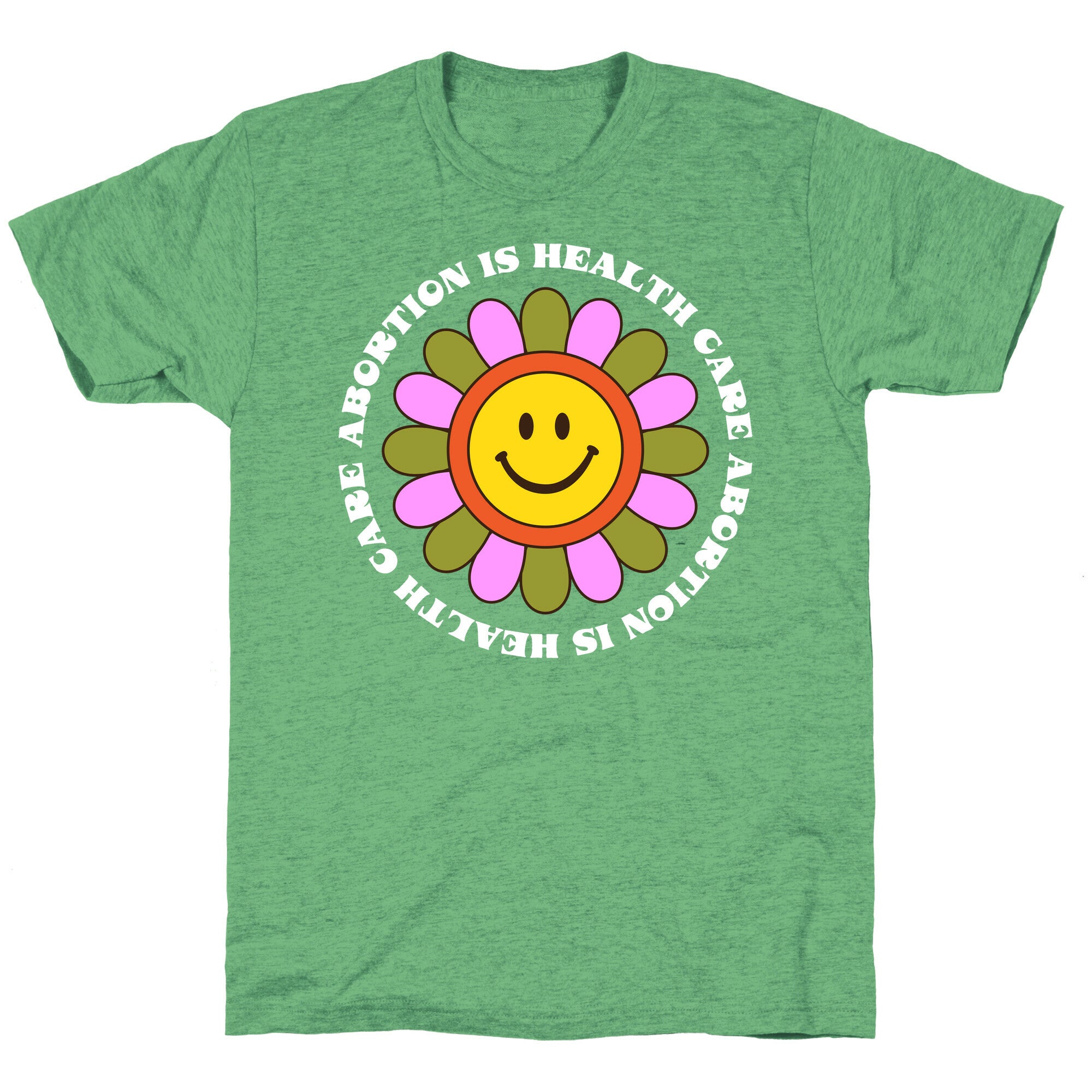 Abortion is Health Care Retro Unisex Triblend Tee