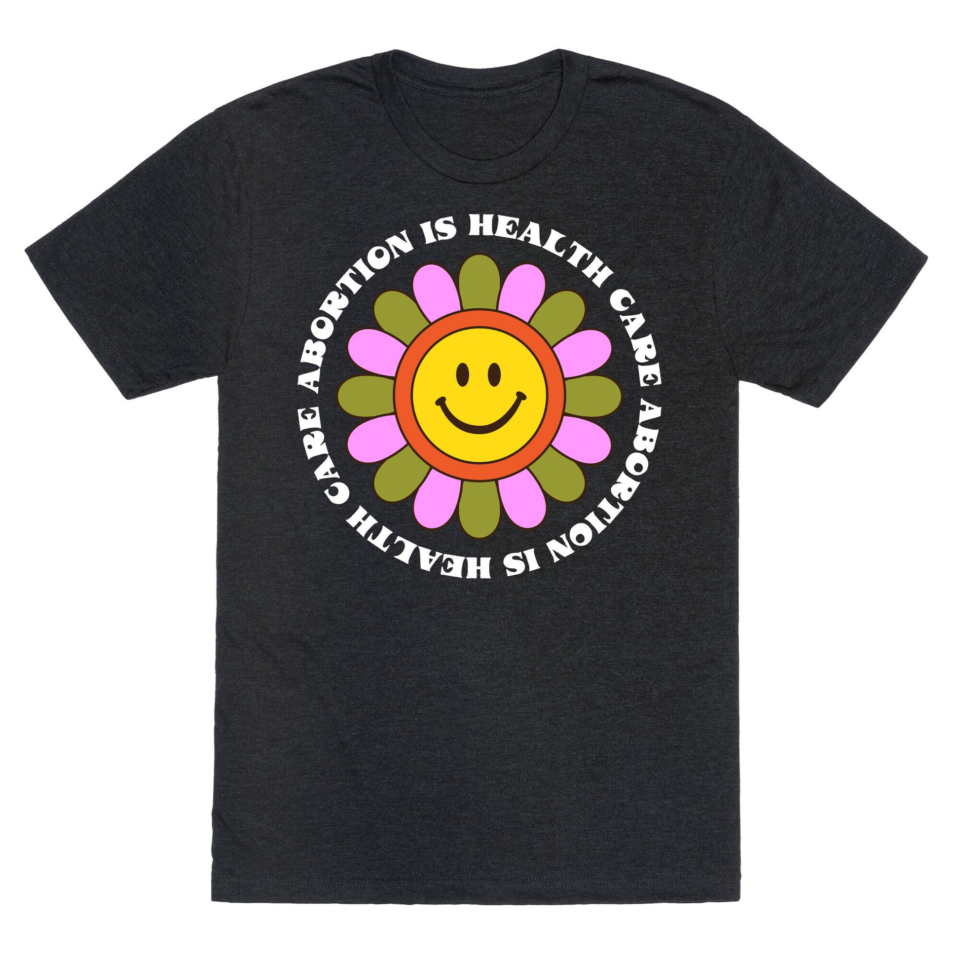 Abortion is Health Care Retro Unisex Triblend Tee
