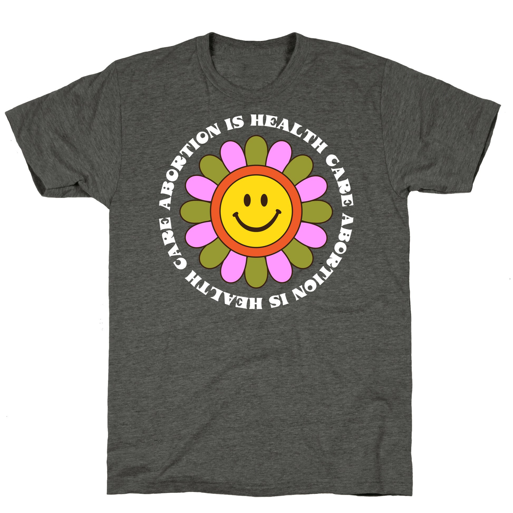 Abortion is Health Care Retro Unisex Triblend Tee