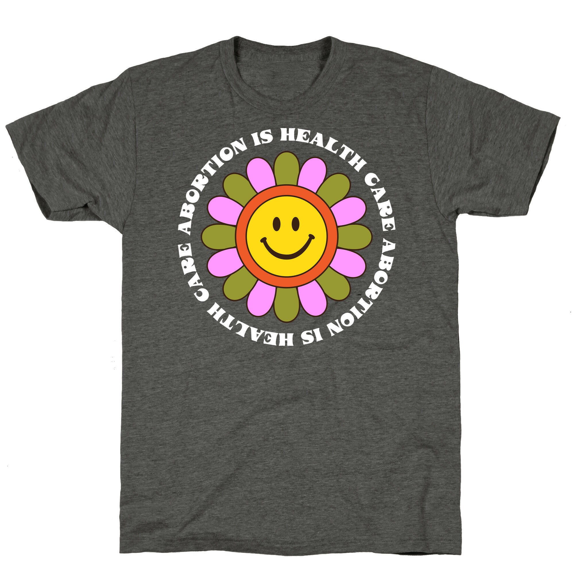 Abortion is Health Care Retro Unisex Triblend Tee