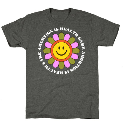 Abortion is Health Care Retro Unisex Triblend Tee