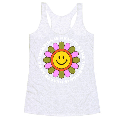 Abortion is Health Care Retro Racerback Tank