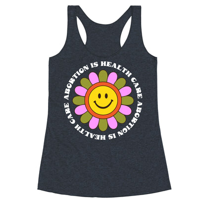 Abortion is Health Care Retro Racerback Tank
