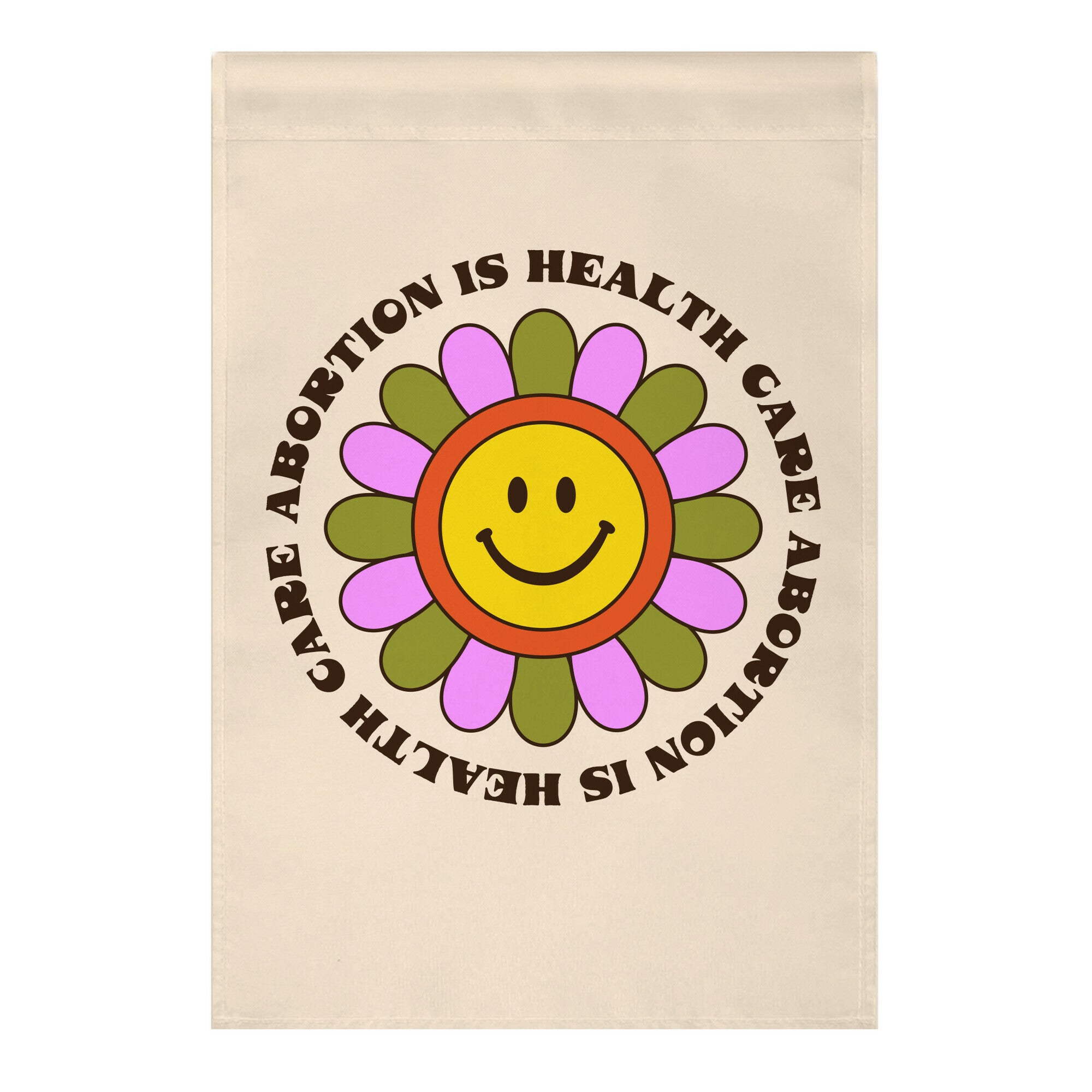 Abortion is Health Care Retro Garden Flag