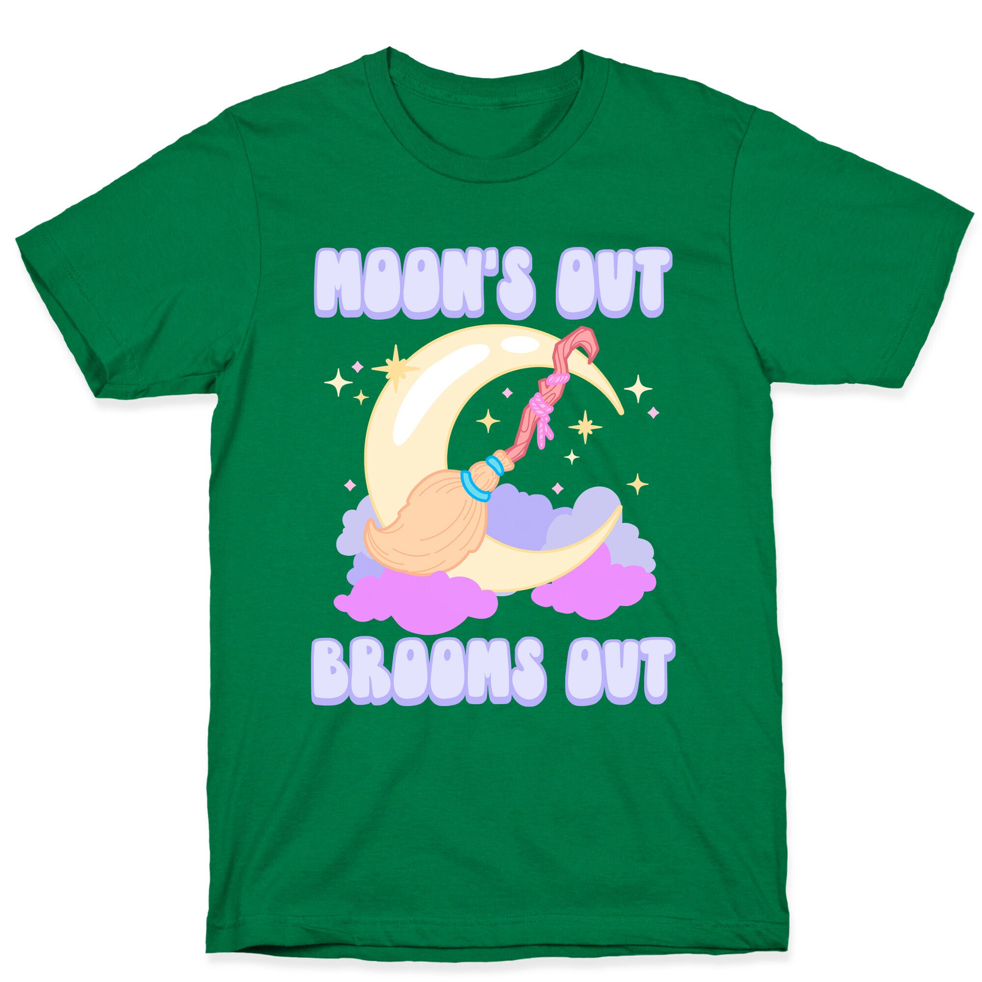 Moon's Out Brooms Out T-Shirt