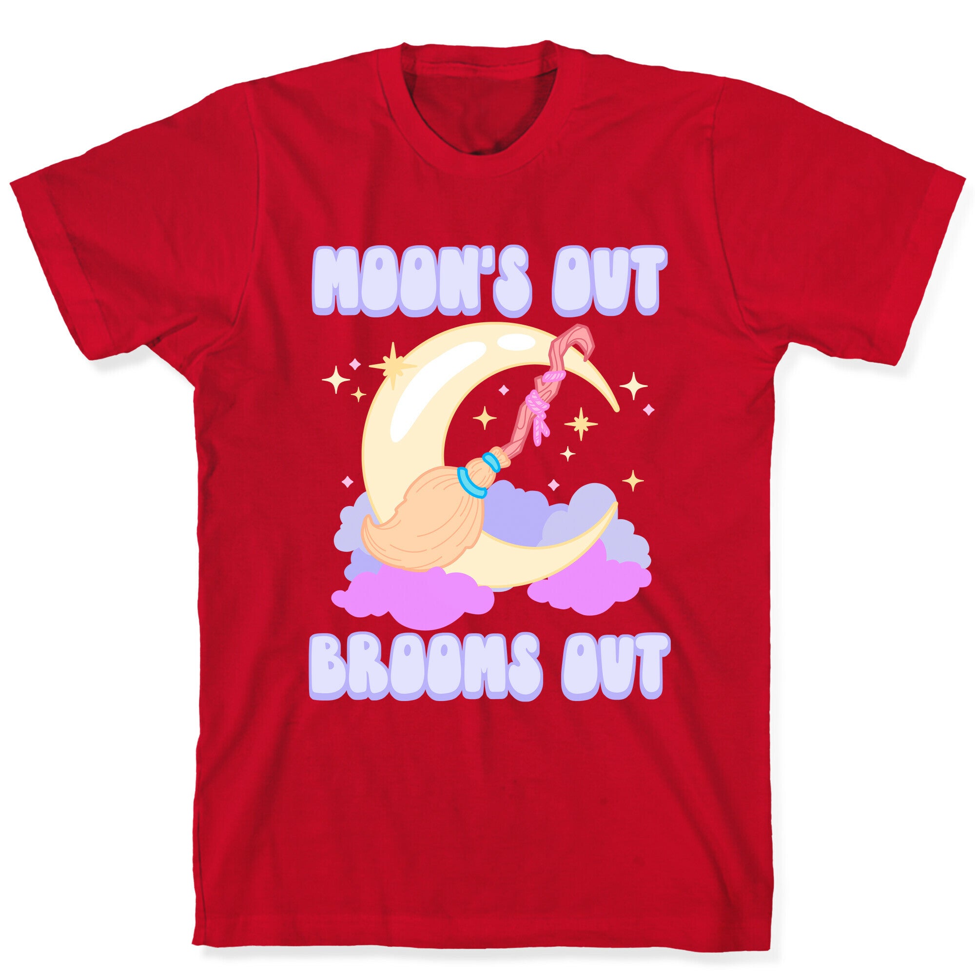 Moon's Out Brooms Out T-Shirt