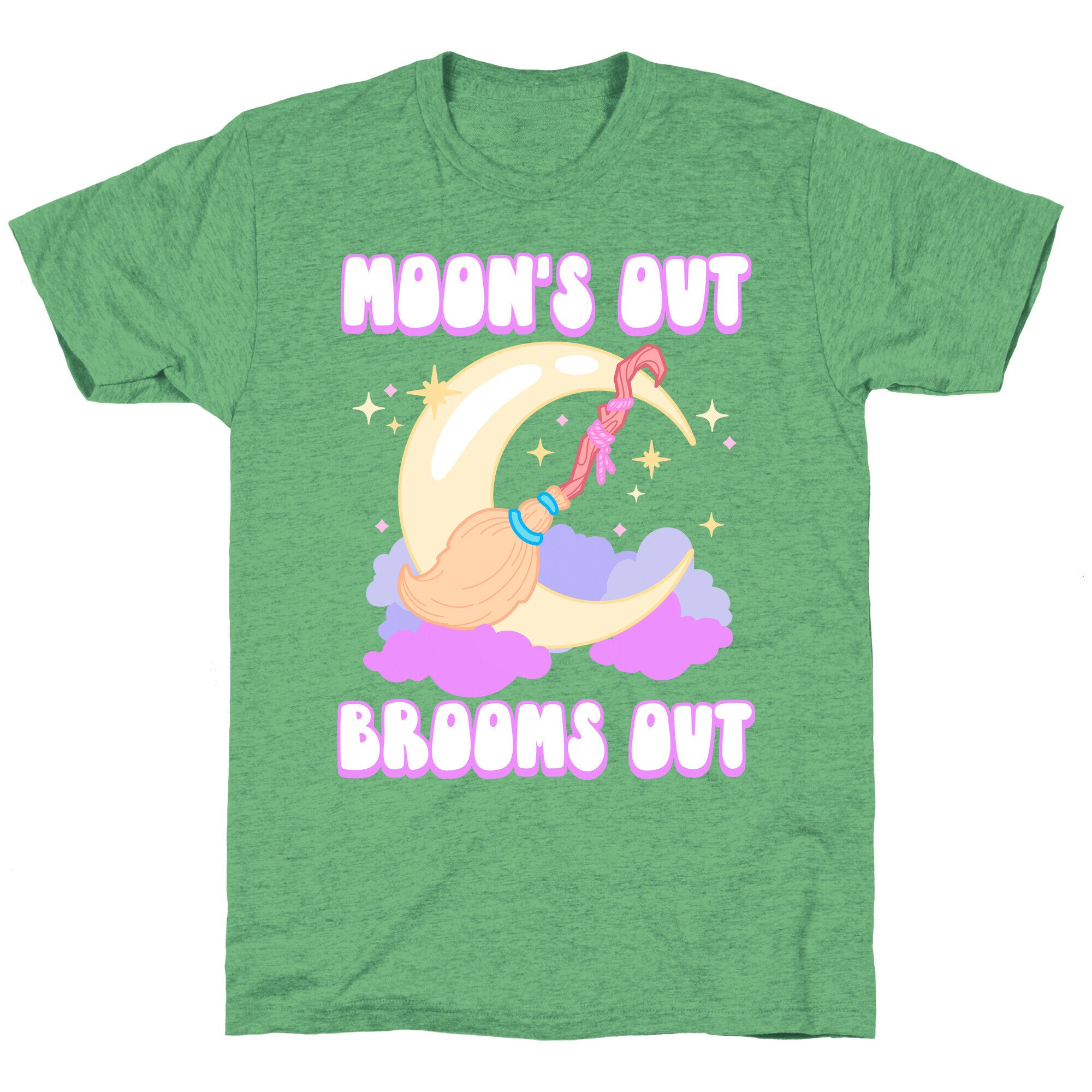 Moon's Out Brooms Out Unisex Triblend Tee