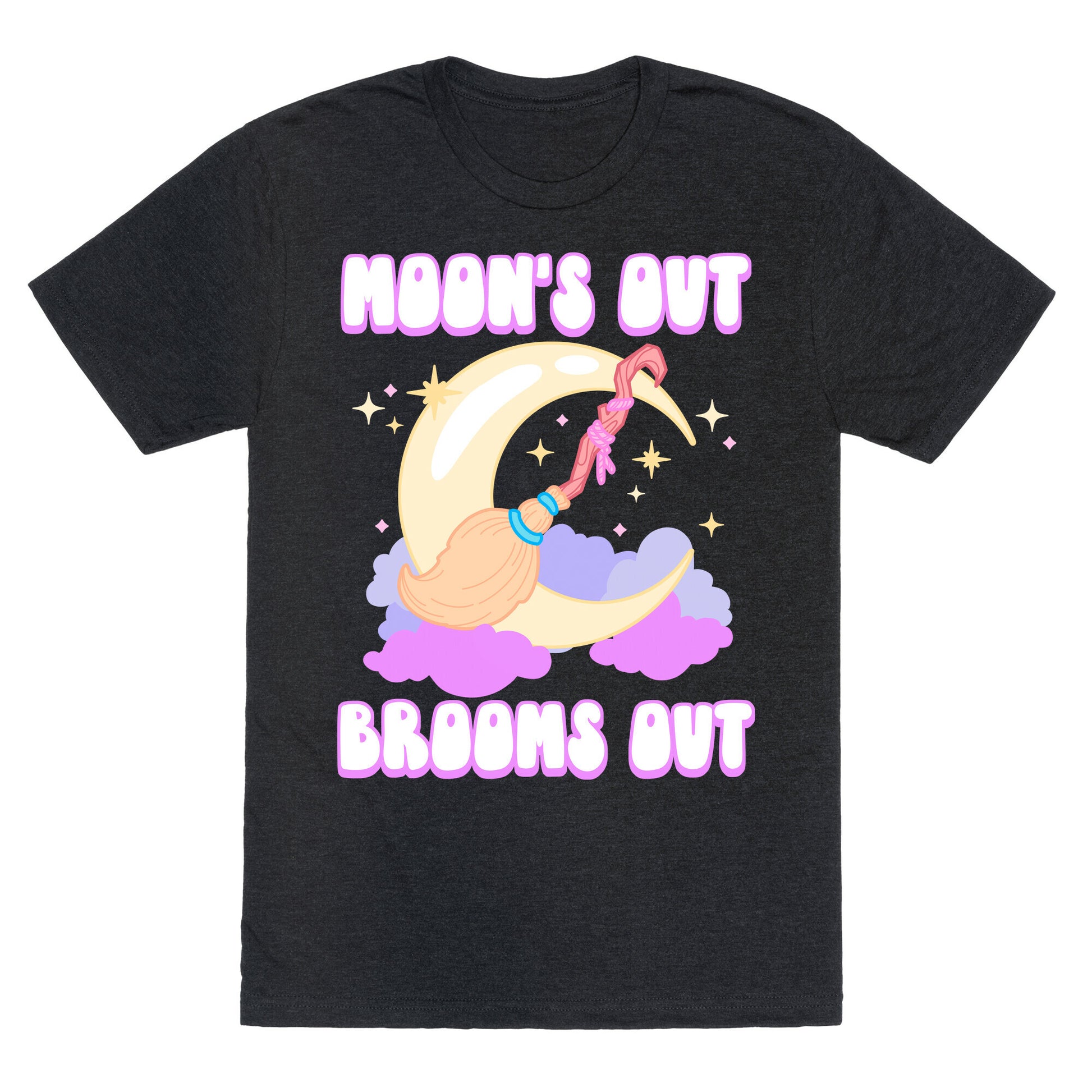 Moon's Out Brooms Out Unisex Triblend Tee