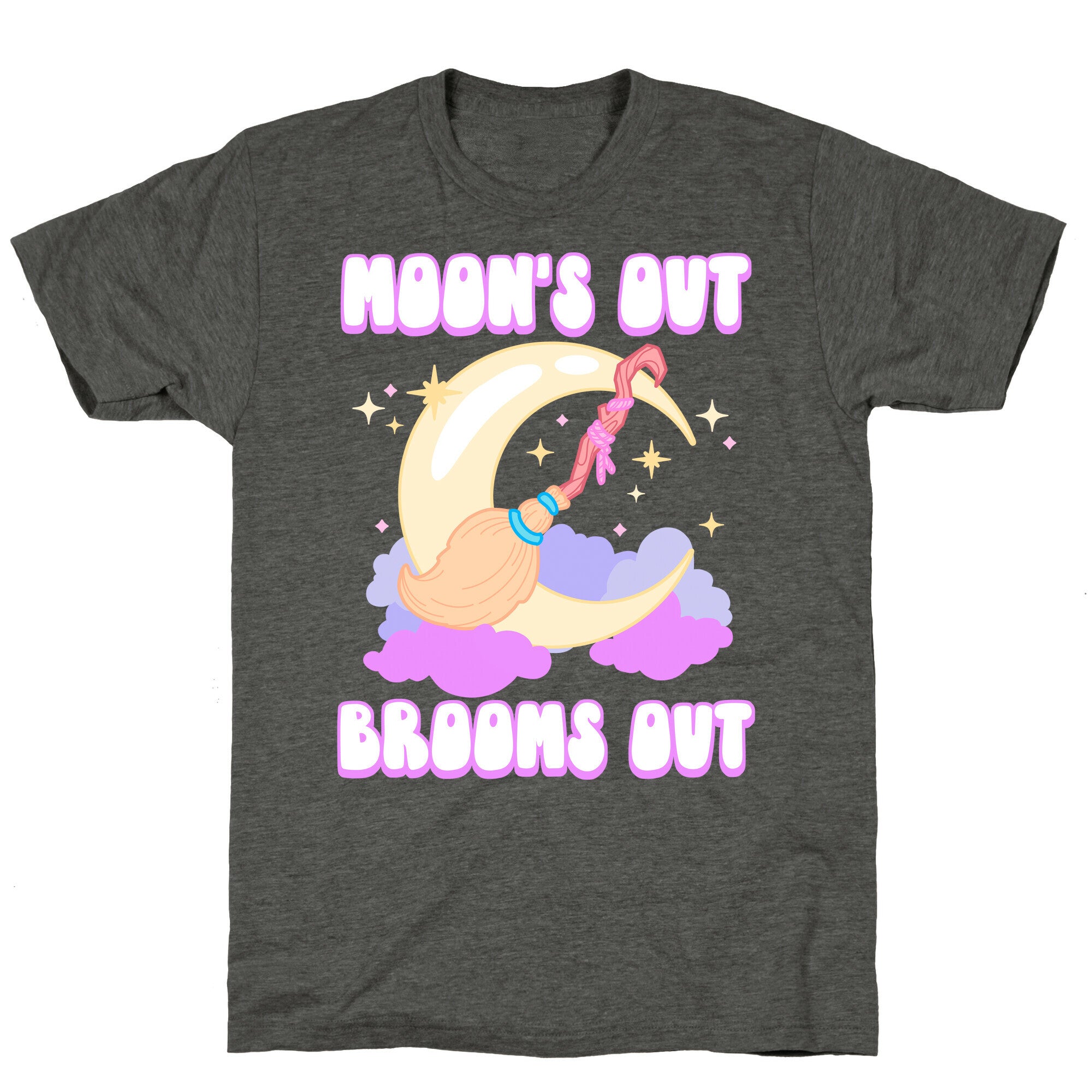 Moon's Out Brooms Out Unisex Triblend Tee