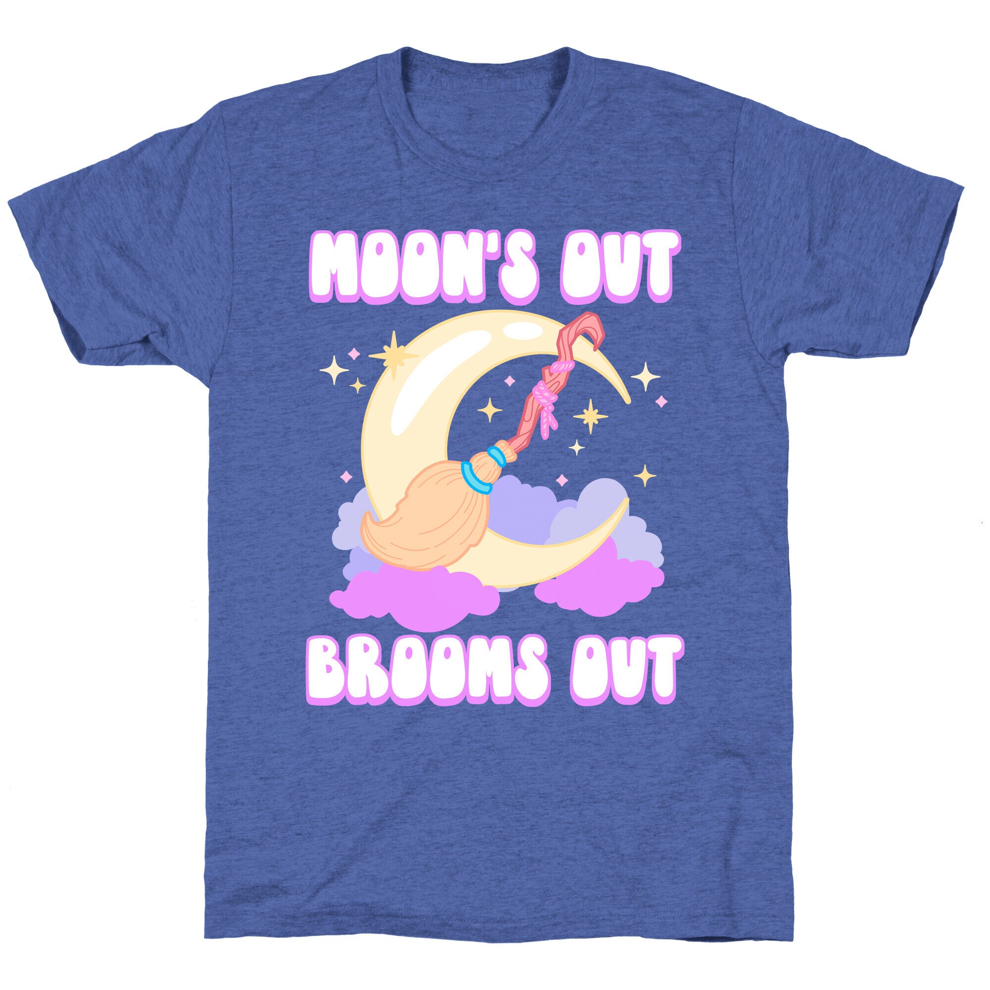 Moon's Out Brooms Out Unisex Triblend Tee