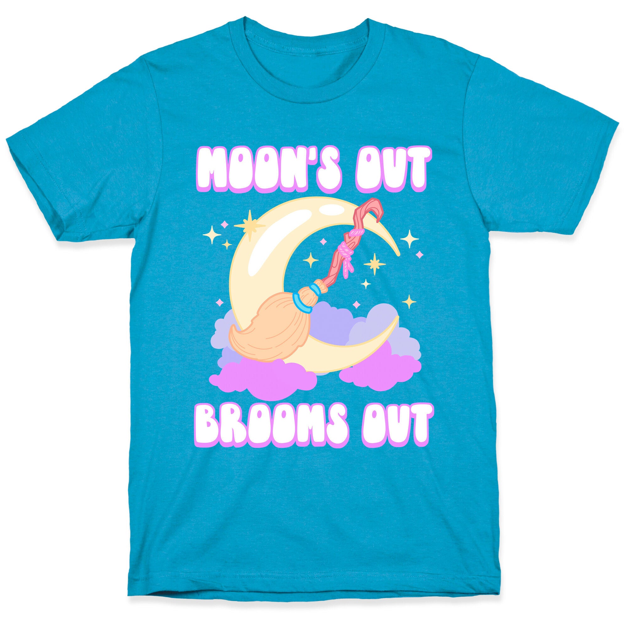 Moon's Out Brooms Out Unisex Triblend Tee