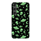 Aliens and UFO Cosmic Space Pattern Phone Case