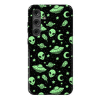 Aliens and UFO Cosmic Space Pattern Phone Case