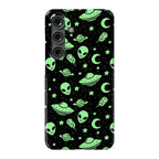 Aliens and UFO Cosmic Space Pattern Phone Case