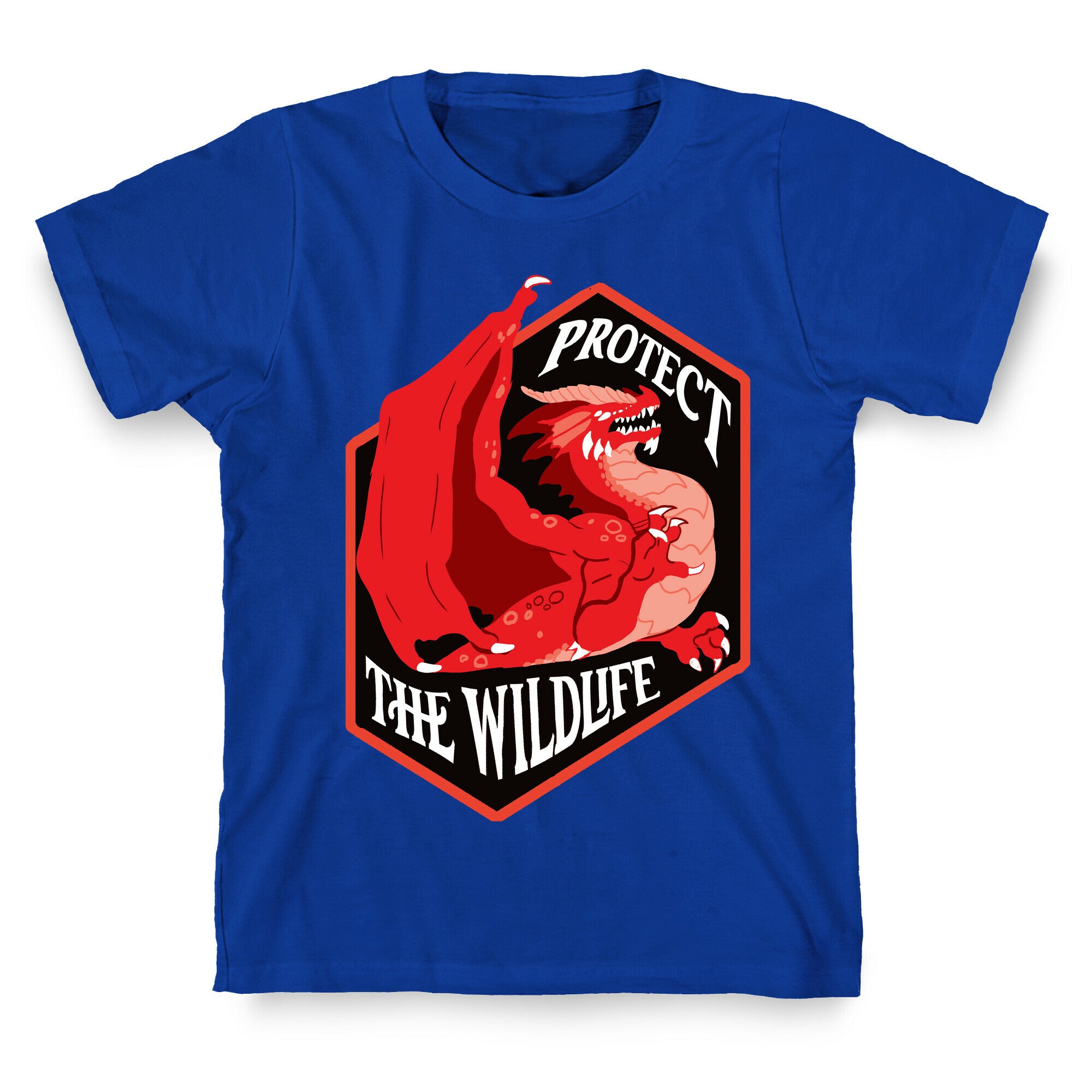Protect The Wildlife Red Dragon T-Shirt