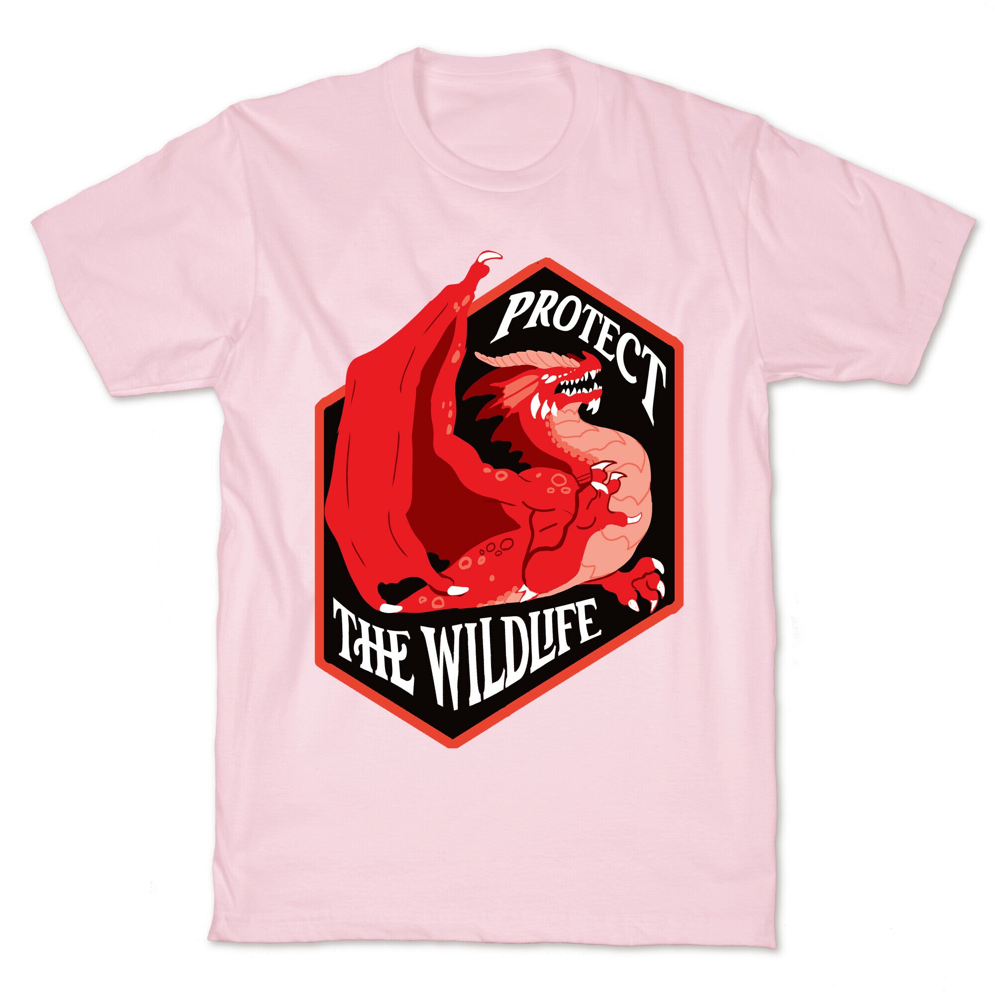 Protect The Wildlife Red Dragon T-Shirt