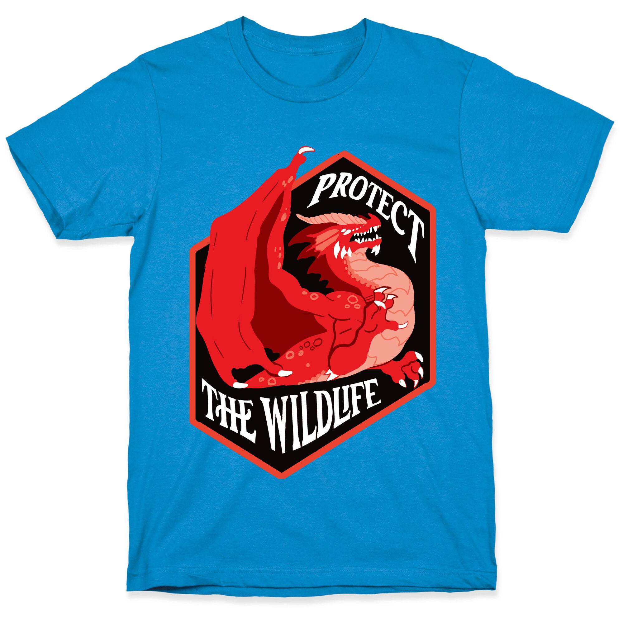 Protect The Wildlife Red Dragon T-Shirt