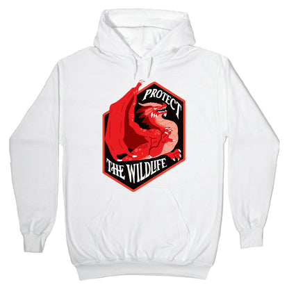 Protect The Wildlife Red Dragon Hoodie