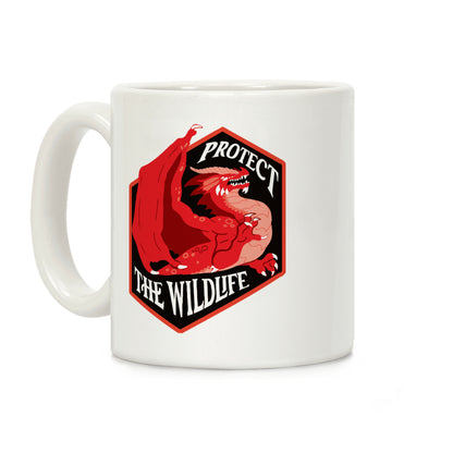 Protect The Wildlife Red Dragon Coffee Mug