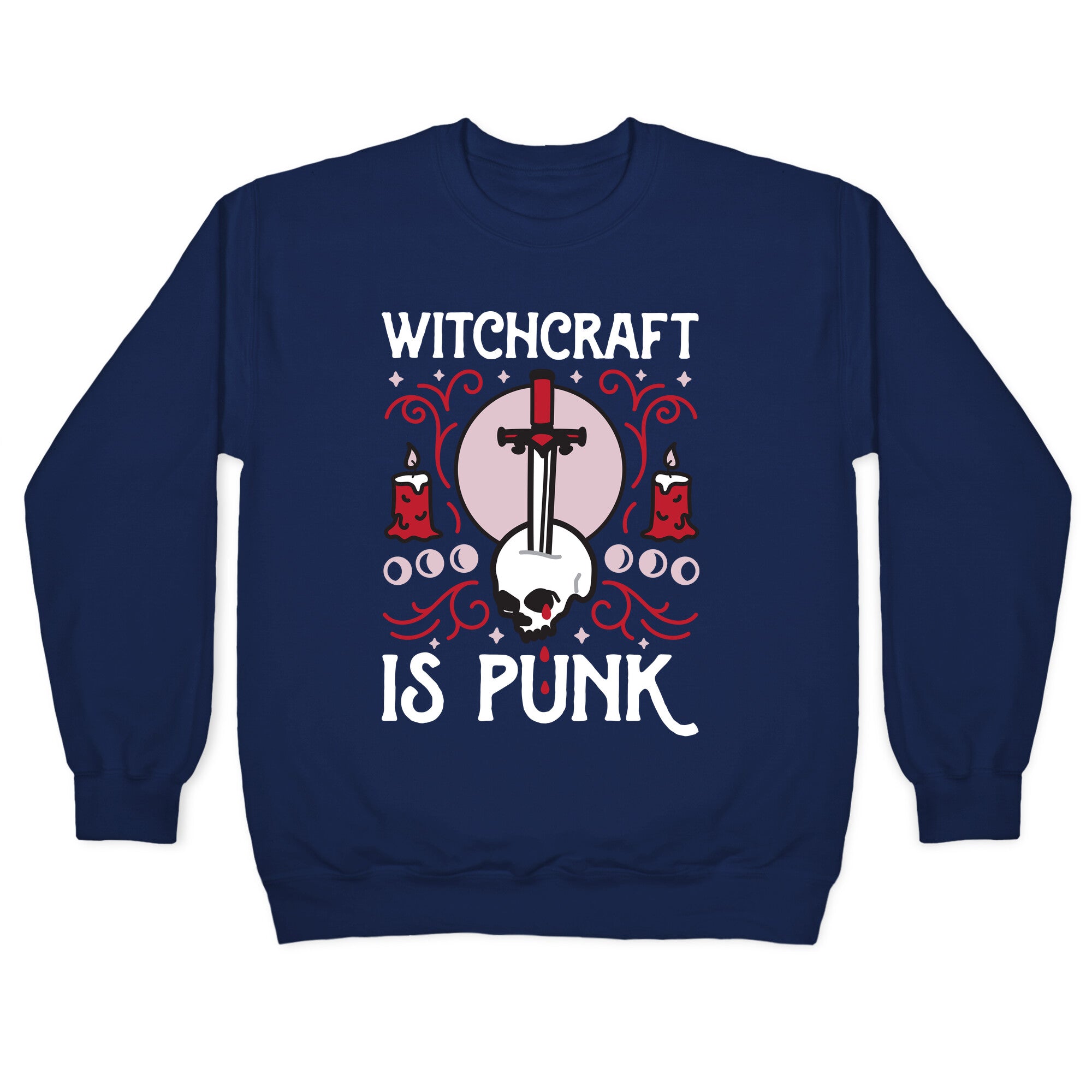 Witchcraft is Punk Crewneck Sweatshirt