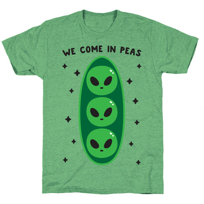 We Come In Peas Unisex Triblend Tee