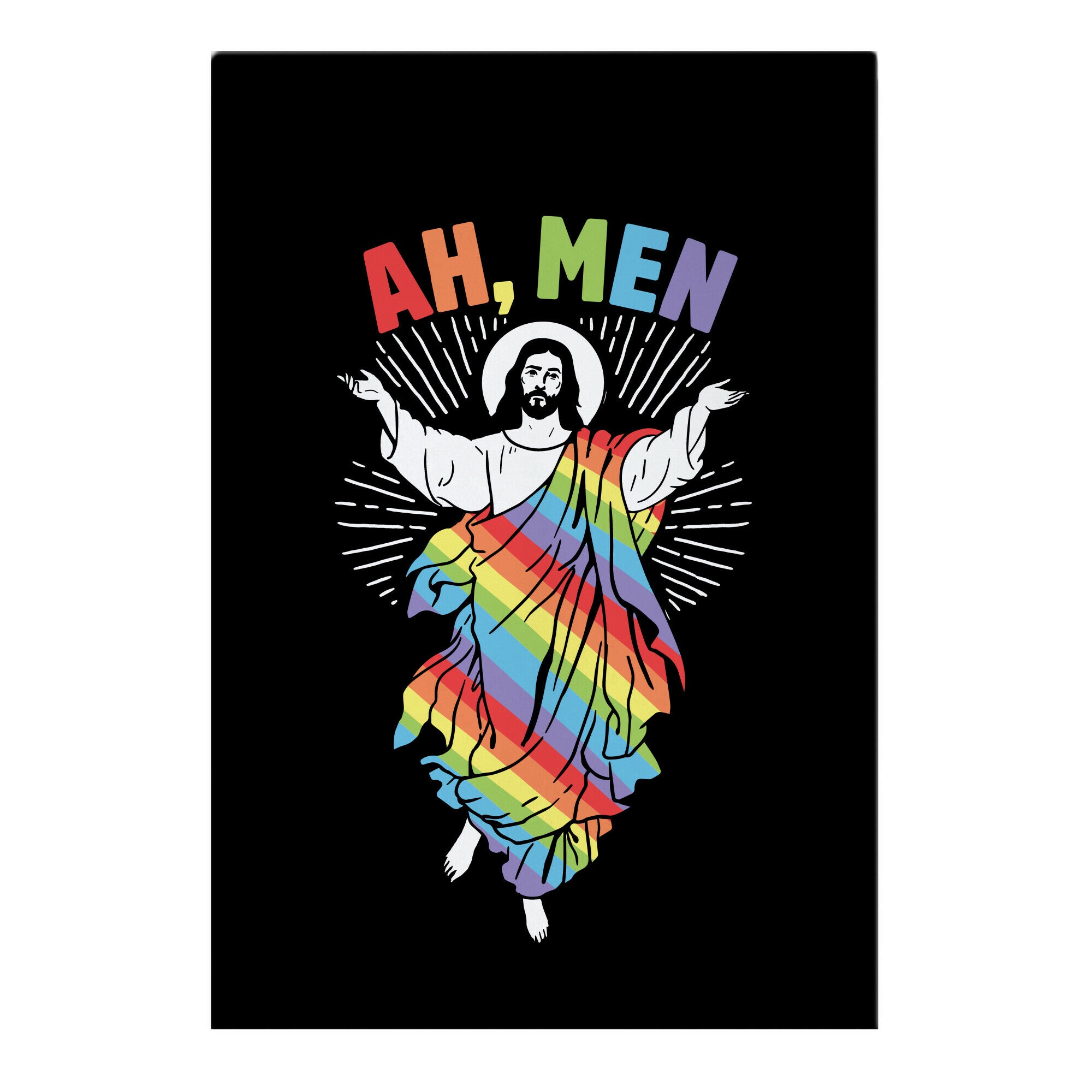 Ah, Men Gay jesus Garden Flag