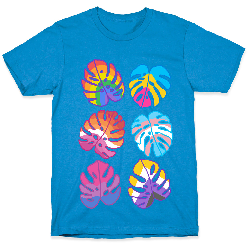 Pride Monstera Pattern T-Shirt