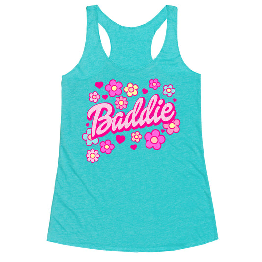 Baddie Barbie Parody Racerback Tank
