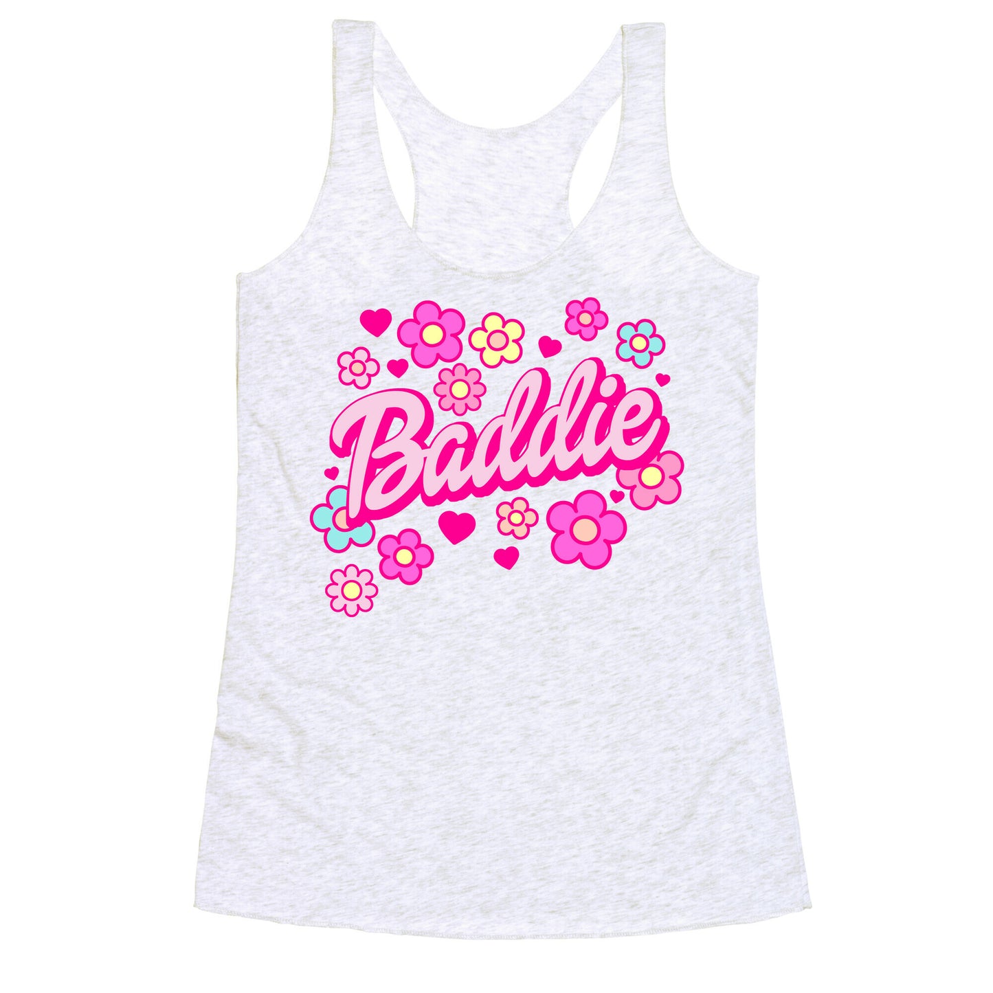 Baddie Barbie Parody Racerback Tank