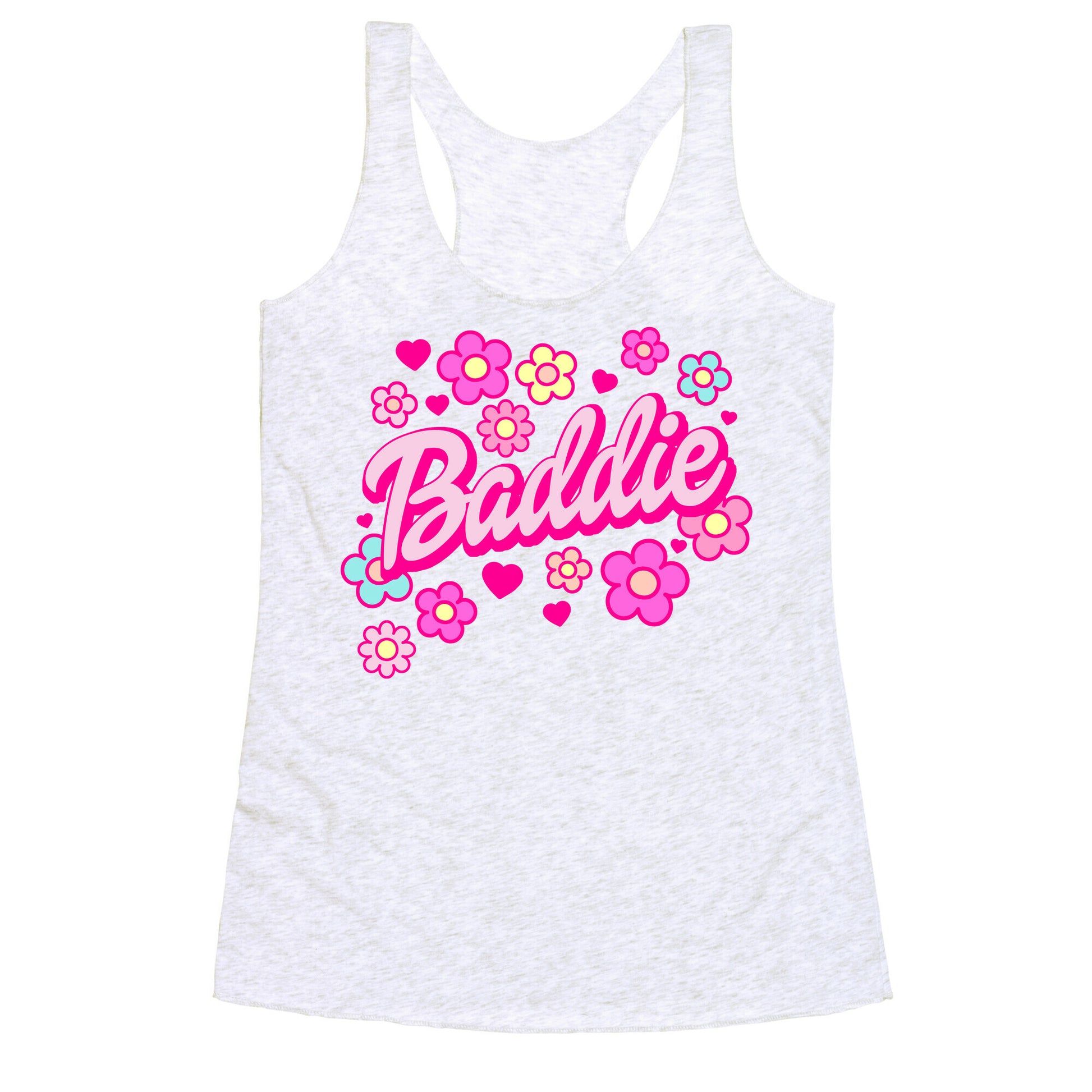 Baddie Barbie Parody Racerback Tank