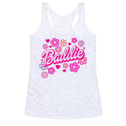 Baddie Barbie Parody Racerback Tank