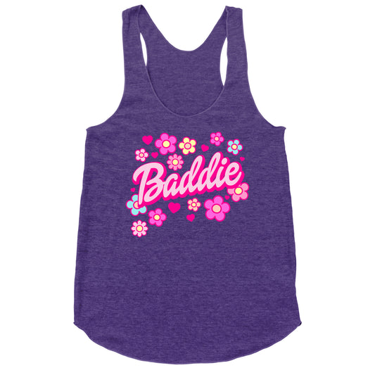 Baddie Barbie Parody Racerback Tank