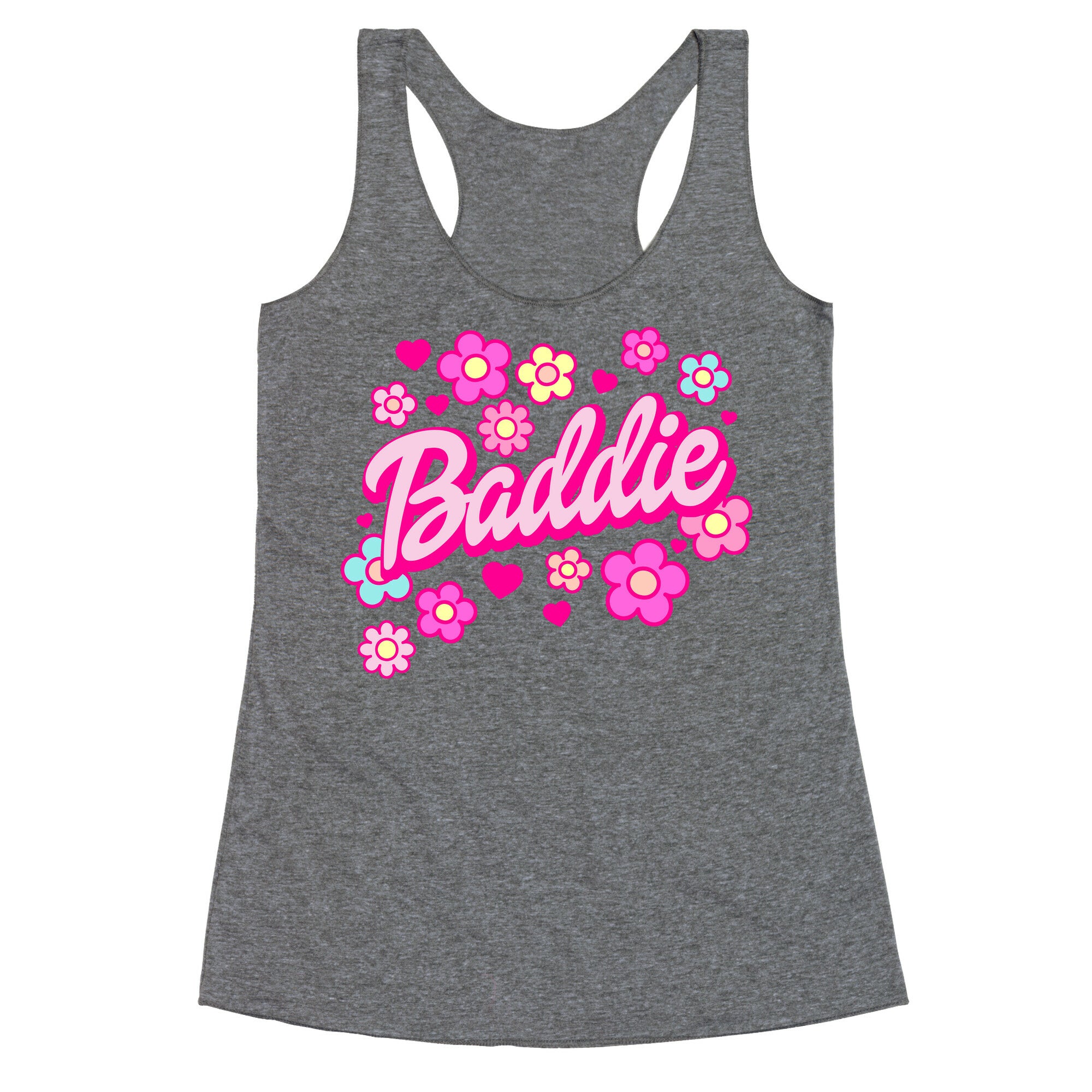 Baddie Barbie Parody Racerback Tank