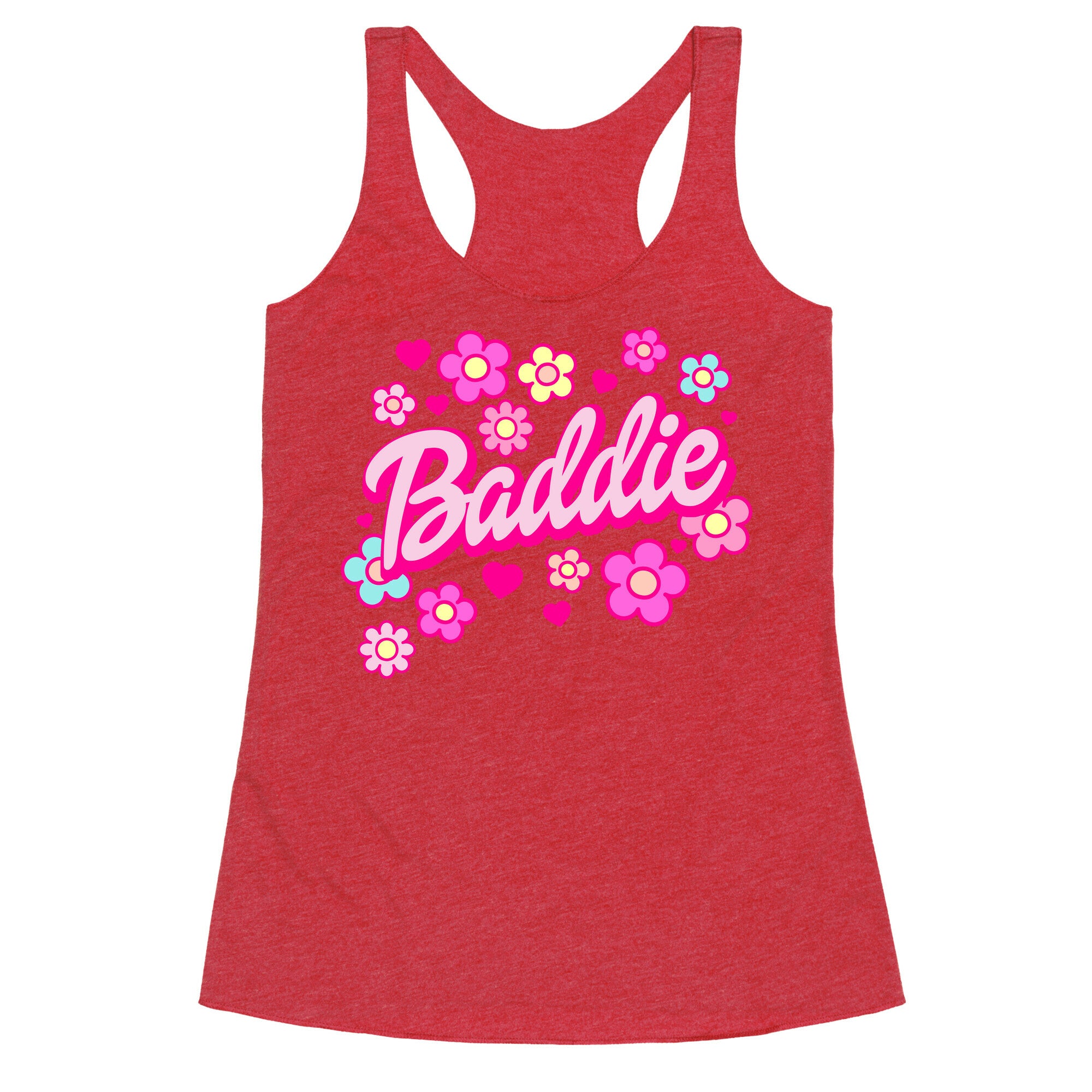 Baddie Barbie Parody Racerback Tank