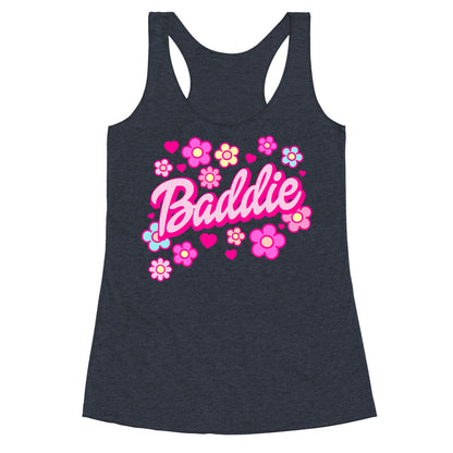 Baddie Barbie Parody Racerback Tank