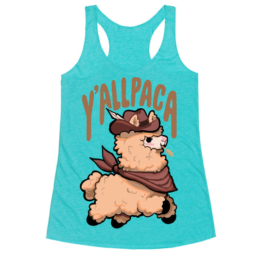 Y'allpaca Racerback Tank