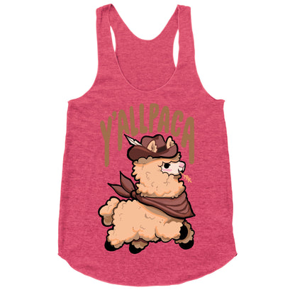 Y'allpaca Racerback Tank