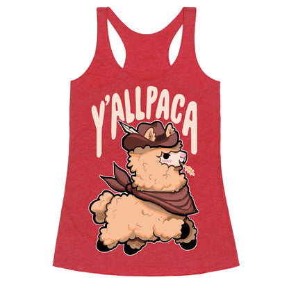 Y'allpaca Racerback Tank