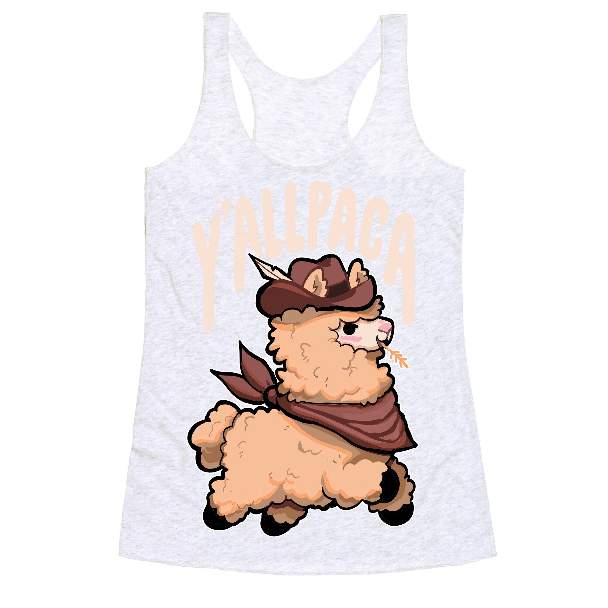 Y'allpaca Racerback Tank
