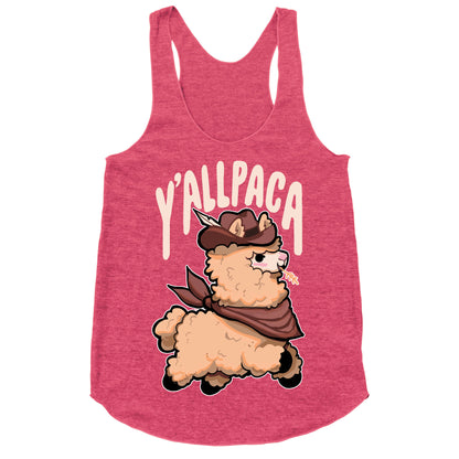 Y'allpaca Racerback Tank