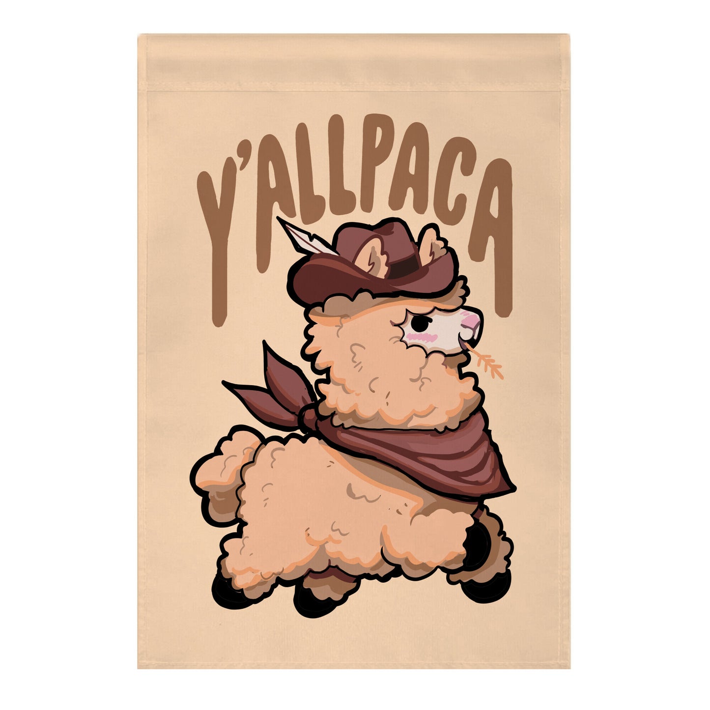 Y'allpaca Garden Flag