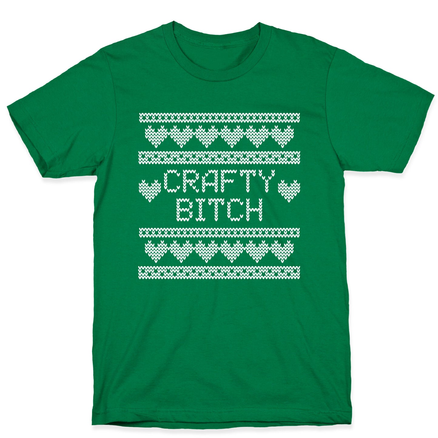 Crafty Bitch Knitting Pattern T-Shirt