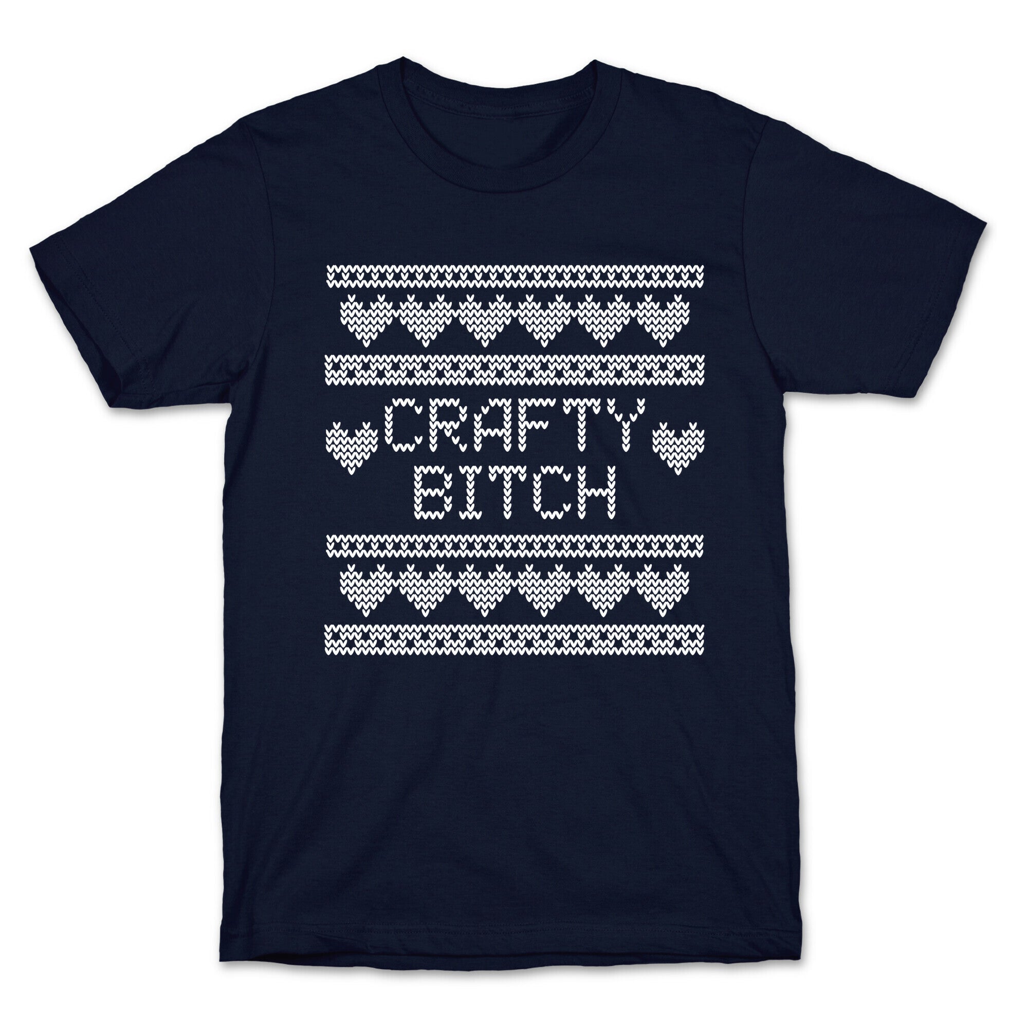 Crafty Bitch Knitting Pattern T-Shirt