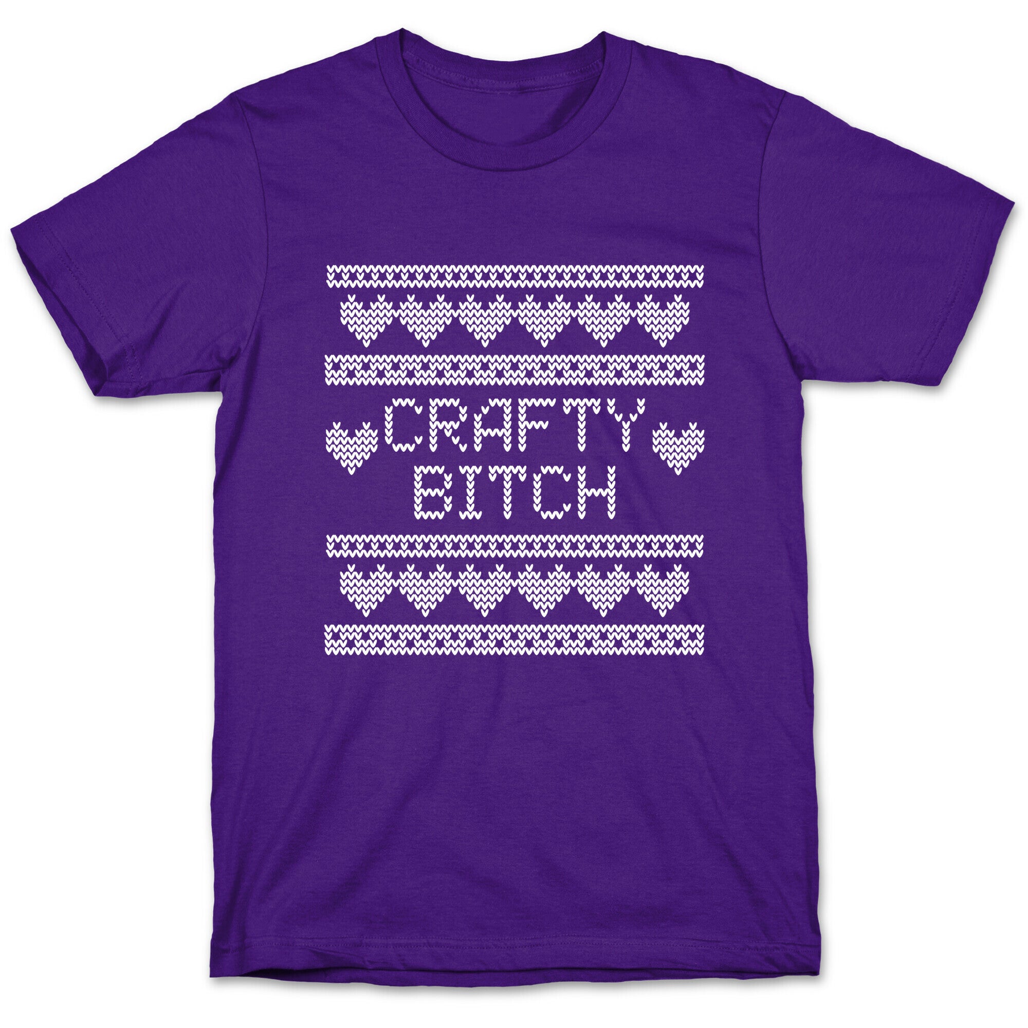 Crafty Bitch Knitting Pattern T-Shirt
