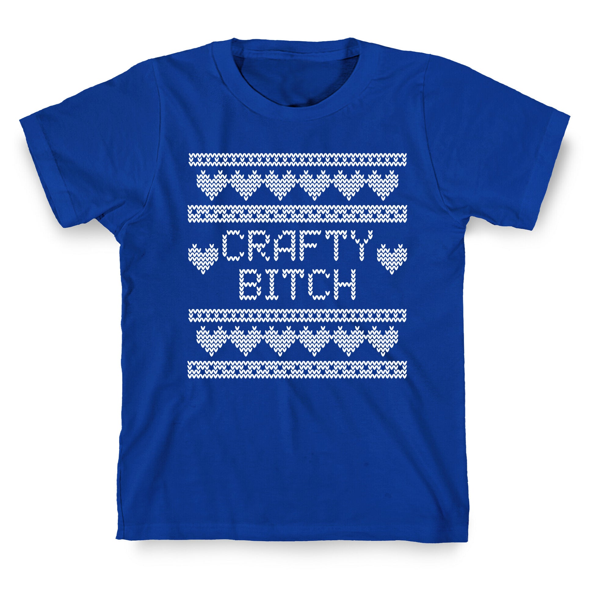 Crafty Bitch Knitting Pattern T-Shirt