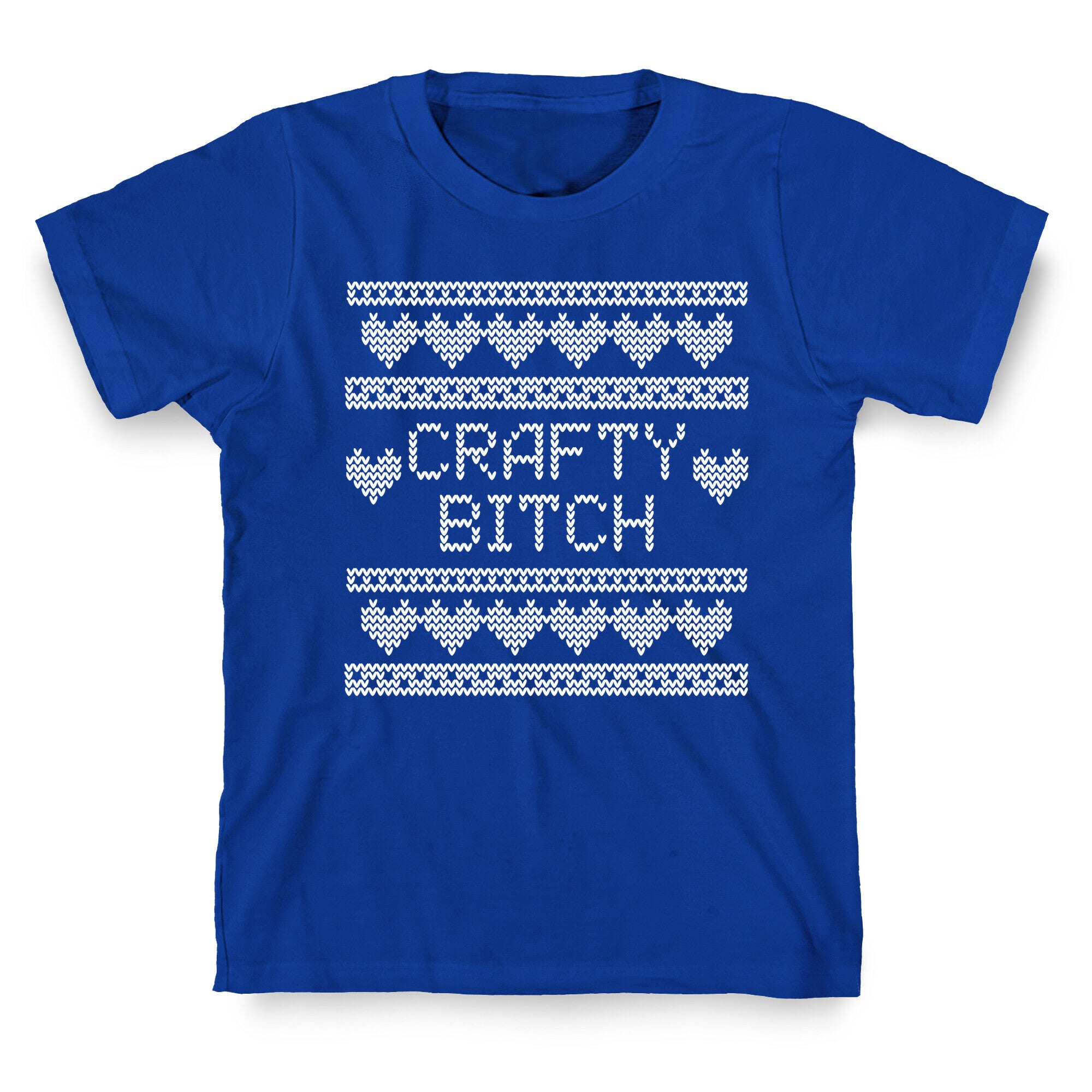 Crafty Bitch Knitting Pattern T-Shirt