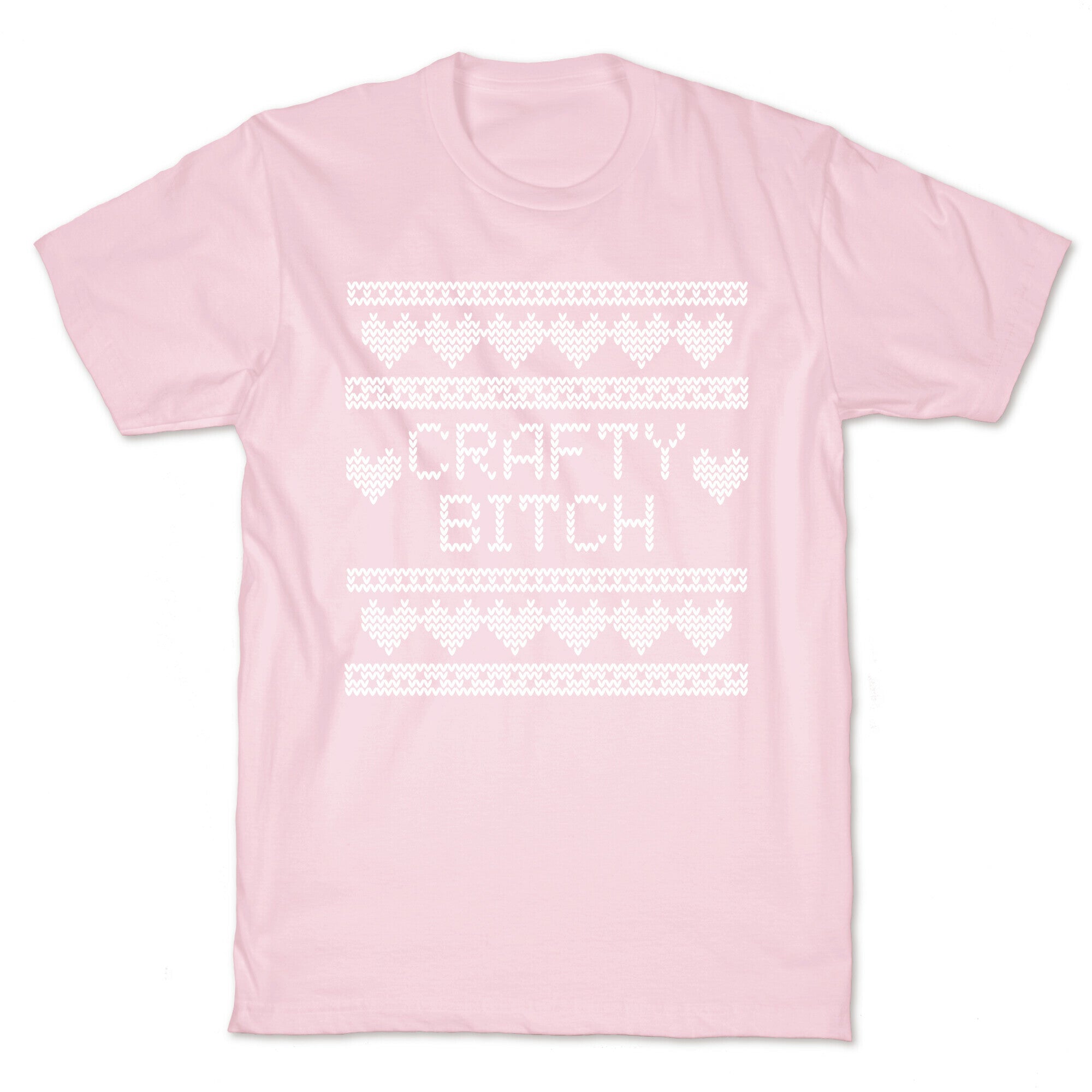 Crafty Bitch Knitting Pattern T-Shirt